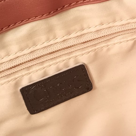 Sam Edelman Circus Structured Top Handle Darla Face Half Moon Bag - Picture 4 of 9